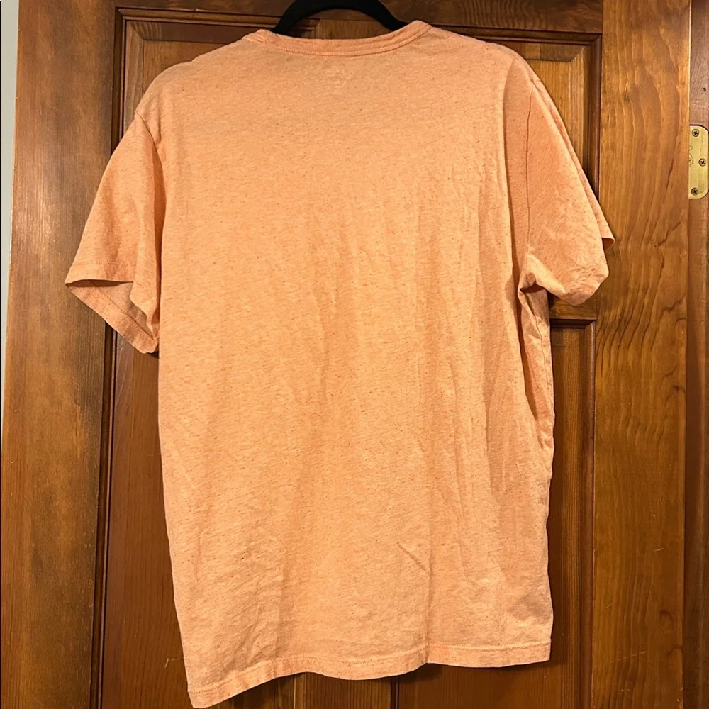J. Crew Men’s Orange Short Sleeve Tee, Large